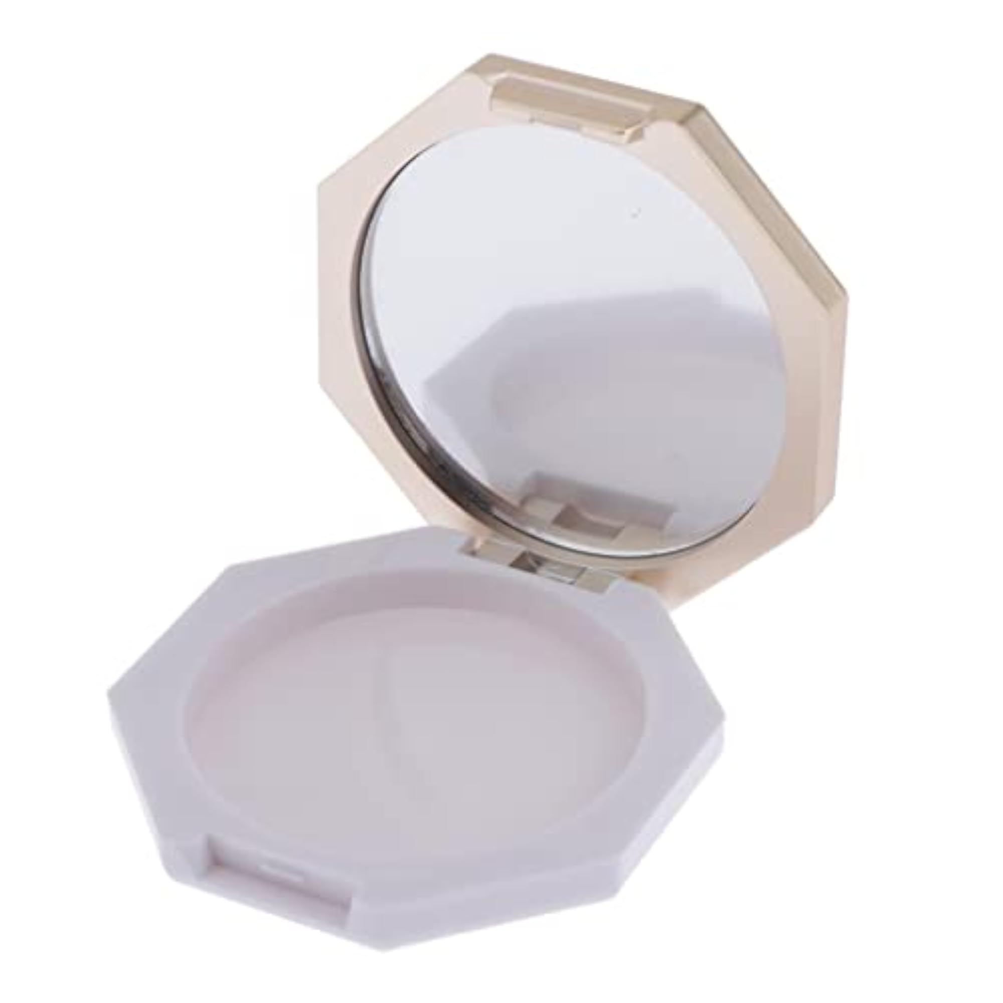 Plastic Empty Powder Case Box, Makeup Blusher Container