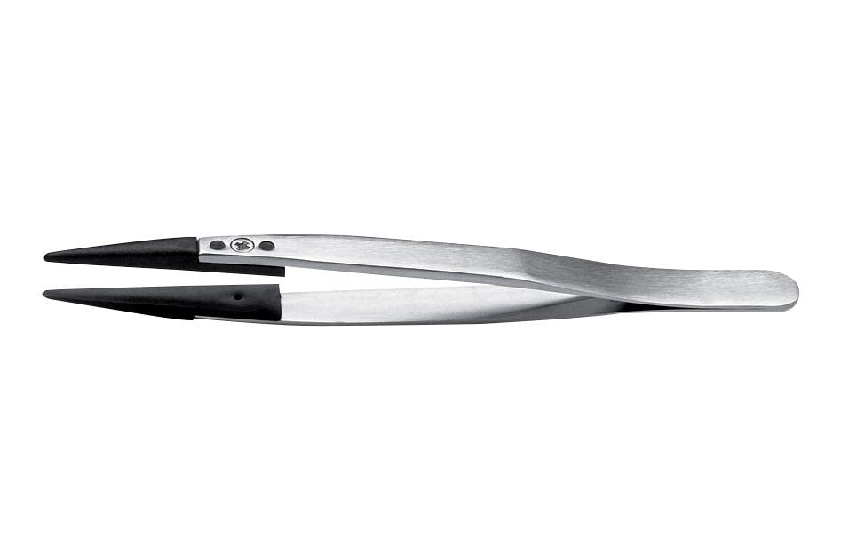 TWEEZER, prosty/płaski, 130 mm, pęseta i końcówki zastępcze, ilość 1 | 249SVR.SA.1