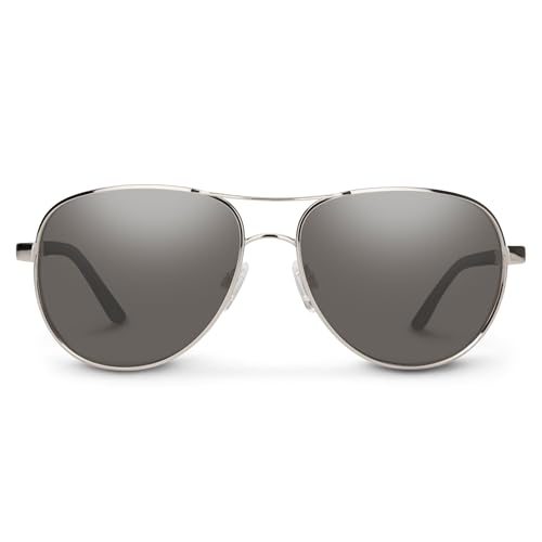 Image of Suncloud Aviator Polarized Sunglasses - 100% UV Protection - Comfortable Fit, Trendy Design - for Men & Women