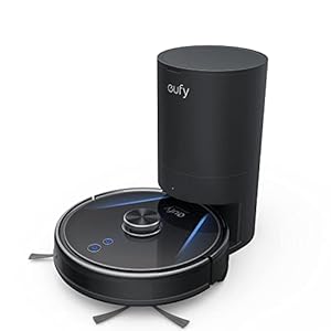 eufy RoboVac LR30 Hybrid+ robotstofzuiger en dweil, zelf-legend, capaciteit 60 dagen, iPath Laser Navigation, 3000Pa-zuigkracht, onthoudt meerdere etages, geavanceerde app-bediening, werkt met Alexa