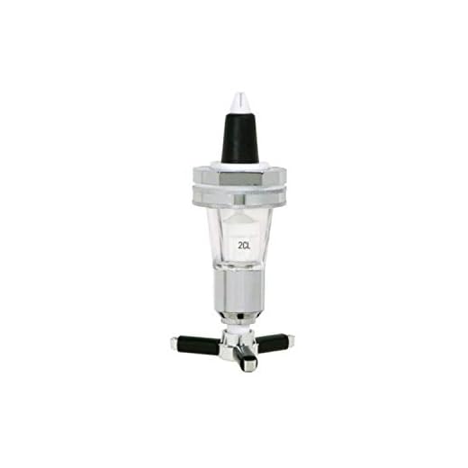 Scoop/doserare 0,7-1,0 l flaska silver, portionierer:40 ml
