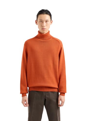 Armani Exchange Men's Wool Mix Pullover Turtle Neck Sweater
