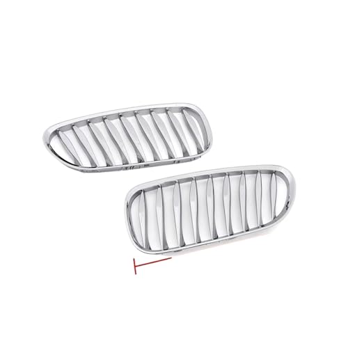 Parrillas delanteras para Z4 E85 y E86, bisel de parachoques de 2 piezas modelos 2003 a 2008 5