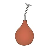Allrounda Gießbrause Ball Sprüher Edelstahl Ausguss, Gießkannen Alternative für kleine Pflanzen Stecklinge Blumen Setzlinge (Terracotta/Rot)