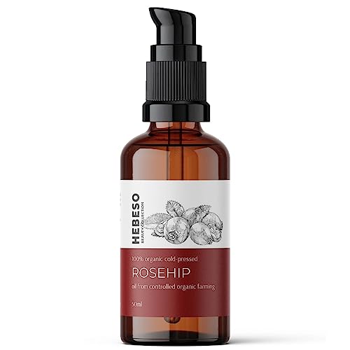 Hagebuttenöl 100% Rein & Natürlich Kaltgepresst - 50ml - Wildrosenöl mit Anti-Aging Effekt...