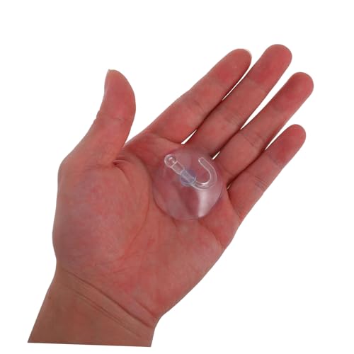 Ganchos de ventosa transparentes PRETYZOOM de 40 piezas para organizar baño y cocina 4