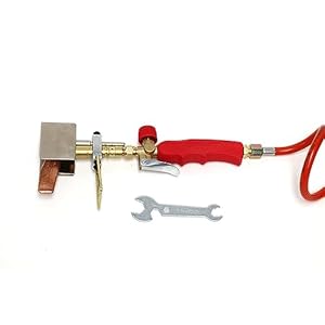 Rothenberger Industrial dakgoten soldeerset, regelaar en 2,0 m slang, voor aansluiting op propaangasfles 35498