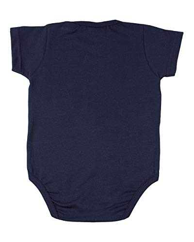 Body Bebê Cotton Conforto Bordados Dinossauro - Marinho RN