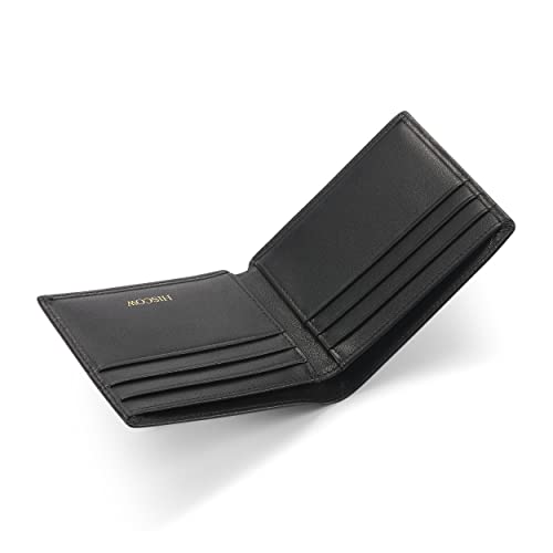 Image of HISCOW Business Card Holder with Large Compartment - Full Grain Leather