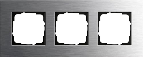 Cadre Gira 0213219 Esprit en aluminium argent pour interrupteur design