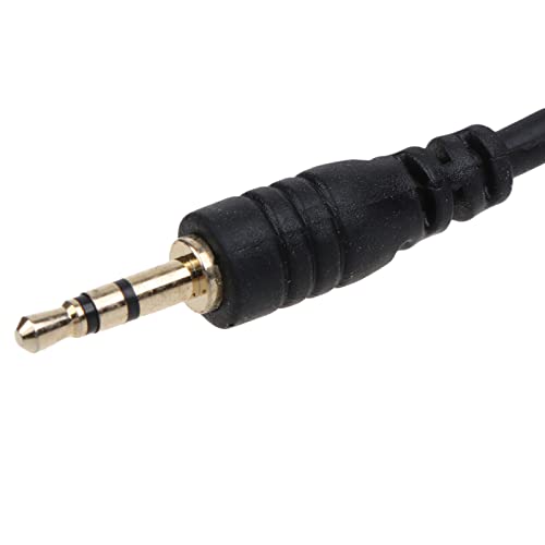 Cable Jack 3.5mm macho a macho con conectores dorados miniatura 3