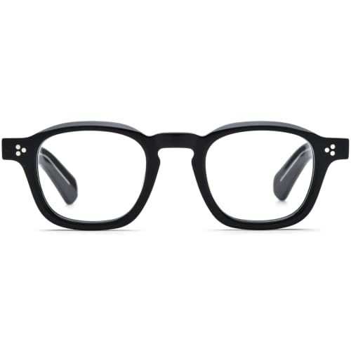 Image of HEPIDEM Acetate Glasses Frame Men Women Square Eyeglasses Optical Spectacles MZEPH