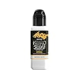 Kuro Sumi Imperial White - Encre de tatouage sûre et conforme à REACH - Encre de tatouage pour les besoins professionnels - Couleur durable et hautement pigmentée - 44 ml - Blanc