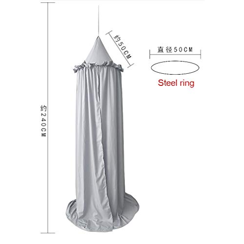 Asdfgh Lace Cotton Kids Mosquito Netting, Dome Bed Canopy Netting Mosquito Net Tent Baby Mosquito Net Home Decoration Hammocks And Cribs-Gray Diameter 50Cm #TOP2