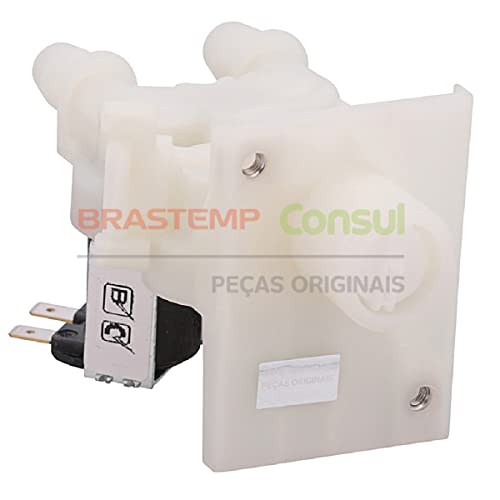 Válvula Solenoide 2 Vias para Lavadora de Roupas Brastemp W10714366 - 220 Volts