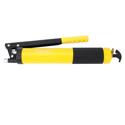 RASTKY Herramienta de engrase manual de 600 cm³, pistola de engrase de alto rendimiento con palanca para aplicaciones automotrices, remolques, agricultura, industria y marítima (palanca única)