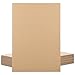 Produktbild Belle Vous Wellpappe Bögen - 24 Bögen im A3 Format - Dicker 3 mm Karton- Flaches Kraftpapier A3 - Für Kunst und Handwerk - Wellpappe zum Basteln - Pappe für Schutzverpackungen