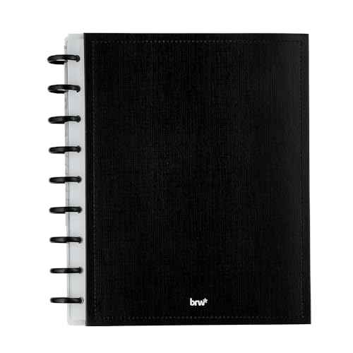 Caderno Disco Colegial 242x190mm 80fls BRW Black