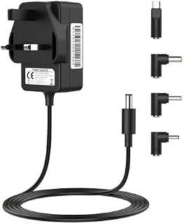 5V 3A Power Adapter, Universal 5V Power Supply, AC Adapter 100-240V 50 60hz, 15W Charger for Router, eero 6, Gro egg, Breast Pump, Radio, Bluetooth Speaker,4.9/1.5m cable DC 5.5 x 2.1 with 4 Plugs