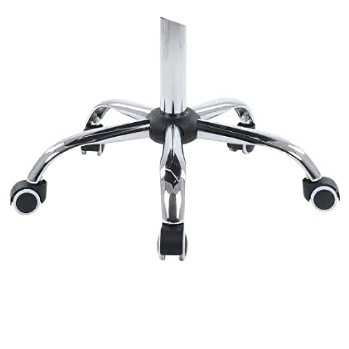 Image of CRYSTAL CREEK Benny PU Leather High Counter Height Adjustable Barstool with Swivel Armless bar Chair Suitable for Dining Cafe Cafeteria Pub's Music Kitchen Shops Cooking Breakfast Barstool (Grey)