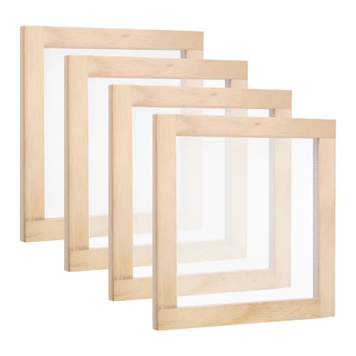 PATIKIL 7.9"x7.9" Wooden Paper Making Screen