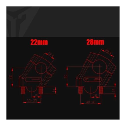 Abrazadera para barra elevadora de manillar para eliminar dolor de espalda en moto 7