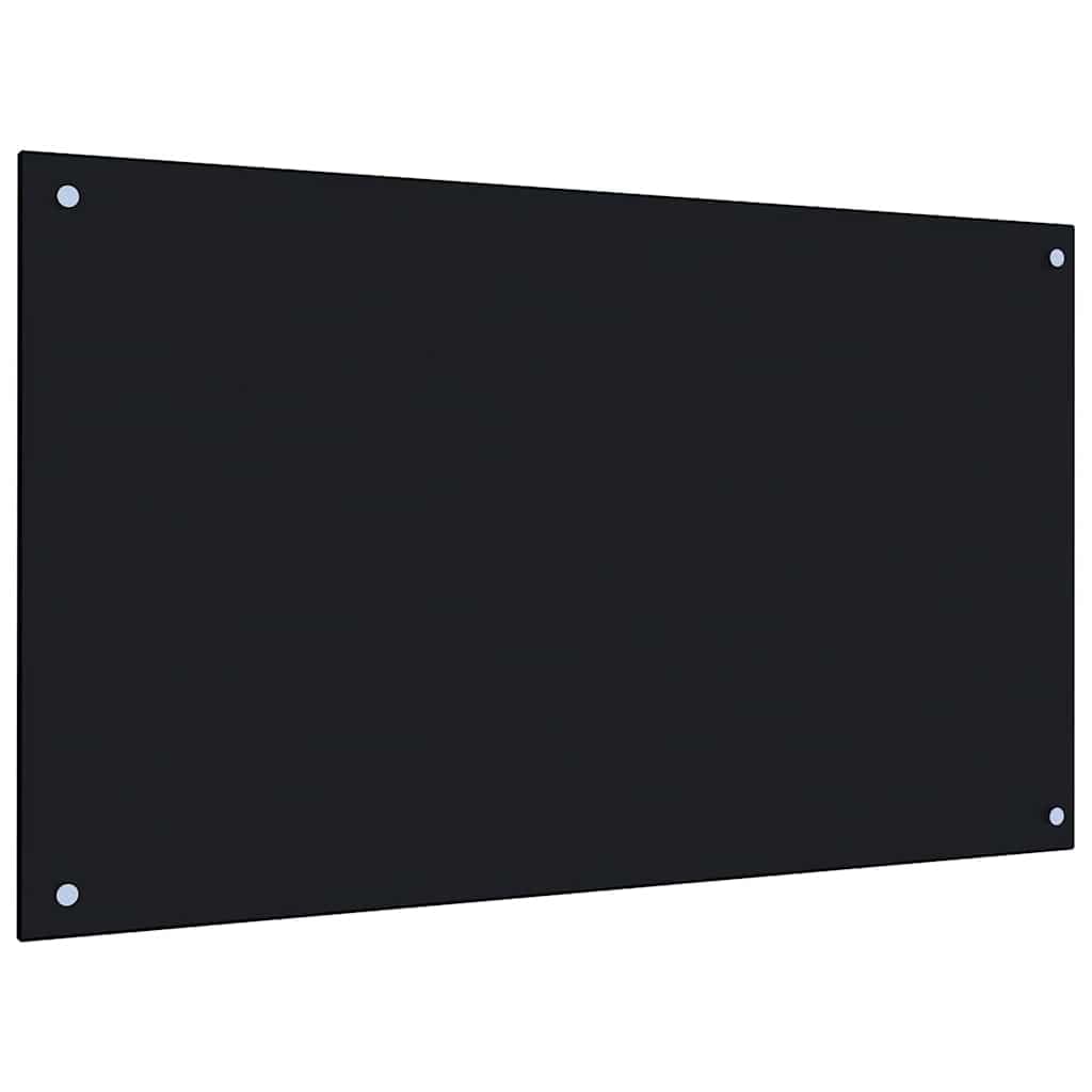 Generisch Küchenrückwand Schwarz 100x60 cm Hartglas,Heim & Garten,Küche & Esszimmer,Küchenhelfer & -utensilien-249492