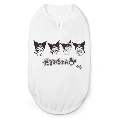 クロミ ペット服 犬の服 猫の服 春夏用 夏用ノースリーブ 薄手 シンプルワンコ服 抜け毛防止 定番Tシャツ ペットウェア ドッグウェア 犬 服 猫 犬用 猫用 お出掛け 可愛い 綿製 小中型