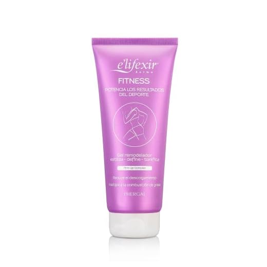 E'LIFEXIR Fitness - Gel Remoldeador | Crema Corporal Reafirmante | Gel remodelador | Estiliza, Define Y Tonifica | Potencia Los Resultados Del Deporte | Café Verde Y C.P Carnitina – 200ml