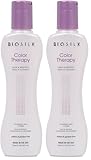 BioSilk Color Therapy Lock & Protect, Prevents Color Loss & Strengthens Hair, Keeps Color Vibrant & Rich, Sulfate, Paraben & Cruelty-Free, 5.64 Oz (Pack of 2)
