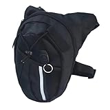 MINJKL Motocicleta Trasera Bolsa Riñonera para Motocicleta Bolsa De Pierna para Oxford para Exteriores Informal para Hombre Sillín