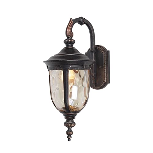 Lampe murale vintage E27 en aluminium pour éclairage extérieur de villa