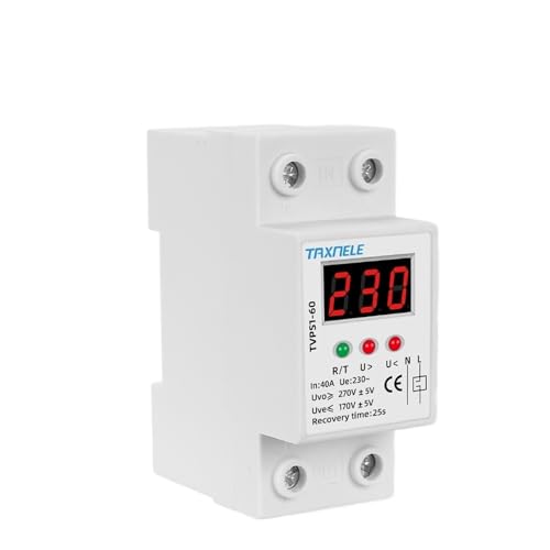 Relais de protection automatique contre les surtensions 40A 230V pour tableau électrique