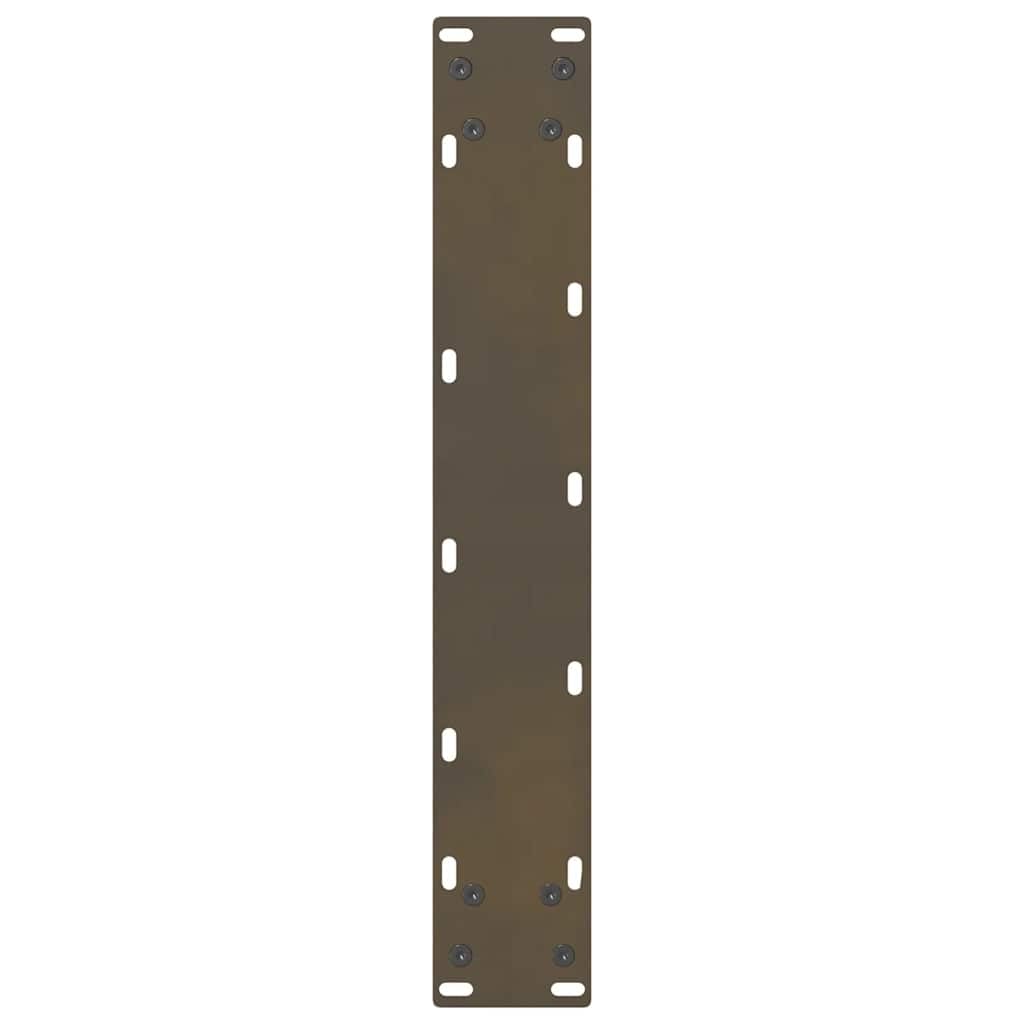 vidaXL Patas para Mesa de Bar de Acero Natural (2 Unidades, 50 x 100-101 cm)