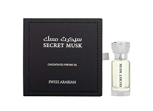 Swiss Arabian Secret Musk - Luxury Products From Dubai - Long Lasting And Addictive Personal Perfume Oil Fragrance - A Seductive, Signature Aroma - The Luxurious Scent Of Arabia - 0.4 Oz #TOP3