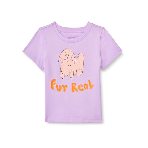 Image of Amazon Essentials Girls and Toddlers' Short-Sleeve T-Shirts