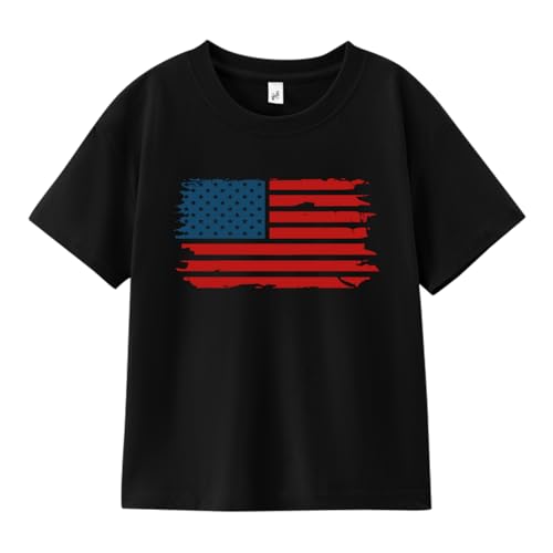 Image of Boys Constitution Day 250 Anniversary USA Shirt Independence Shirt 3-8T | for Kids Boys Girls Toddlers 3T-8T, 4th of July Dinos Flag Patriotic Tee, Independence Day