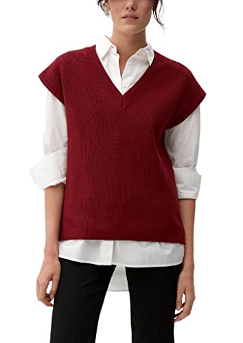 S.Oliver Damen Pullunder, Rot, 40 EU