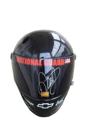 Dale Earnhardt Jr Signed MTN Dew Simpson F/S Helmet COA - Autographed NASCAR Helmets