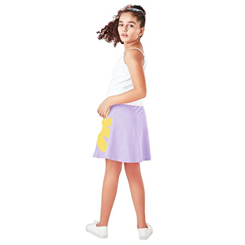 Image of YouGotPlanB Cotton Skater Skirt for Girls | Pack of 1 | Ages 3-16 Years | Attached Inner Shorts | Ideal for Sports & Play