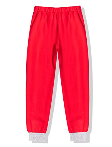 Boys Girls Fleece Joggers Drawstring Elastic Waist Kids Sweatpants Athletic Pants2