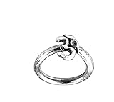 - Design: questo piercing labret trago, che può essere utilizzato anche come orecchino e daith Helix e nostril piercing, mostra come motivo un piccolo simbolo dell'Om.