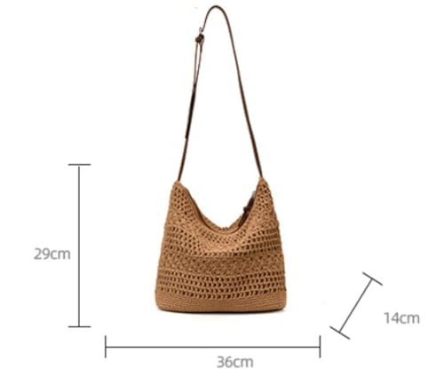 Bolso Hobo de Crochet para Mujer Estilo Verano 2026 miniatura 4