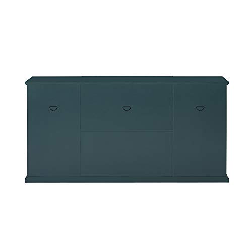 Walker-Edison-Modern-Wood-Glass-Door-Buffet-Sideboard-Living-Room-Entryway-Serving-Storage-Cabinet-Doors-Dining-Room-Console-60-Inch-Dark-Teal Walker Edison Modern Wood Glass Door Buffet Sideboard Living Room Entryway Serving Storage Cabinet Doors Dining Room Console 60 Inch Dark Teal