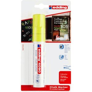 Edding 6 x Kreidemarker 4090 4-15mm neongelb