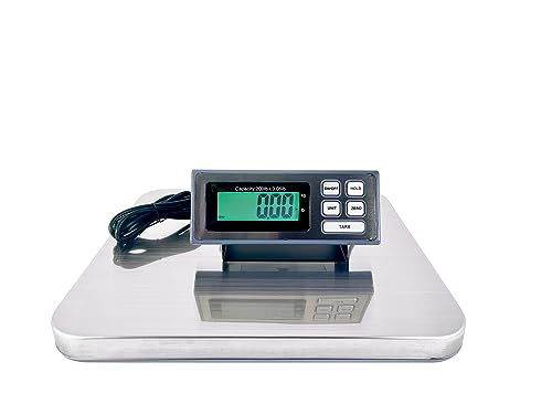 Tree LSS 400 Digital 14 X 16 Inch Stainless Steel Platform Postal Shipping Scale, for Business Office Home Warehouse Package Luggage 400LB X 0.1LB
