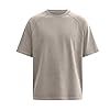 Mens T Shirt Short Sleeve Crew Neck Regular Fit T-Shirt Vintage Distressed Casual Tops(Khaki, XXL) #2