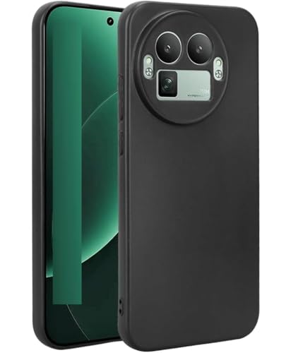 Image of Designerz hub Realme GT 8 Pro Back Cover | Soft Silicone Slim Back Case Cover for Realme GT 8 Pro- Black