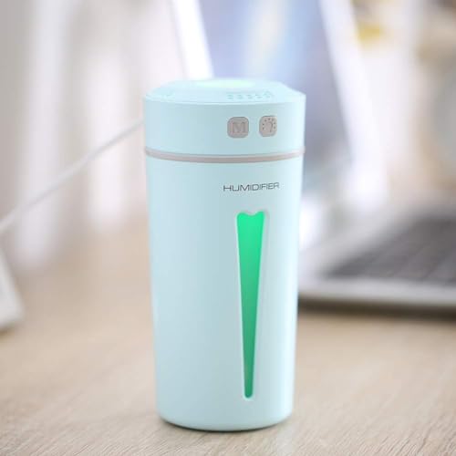 Humidificateur d'air compact format tasse avec diffuseur et veilleuse LED - 5