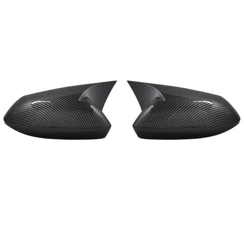 Garniture ABS de rétroviseur extérieur effet carbone compatible Toyota Corolla de 2019 à 2022